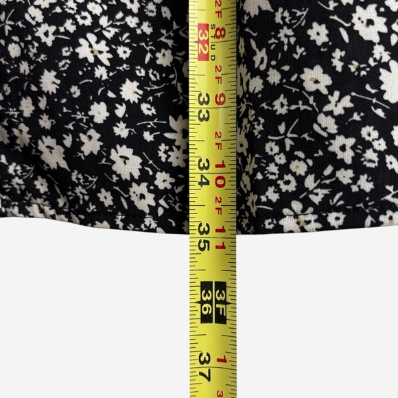 Modcloth Mini Dress Just Gotta Have It Black Floral - Picture 10 of 13